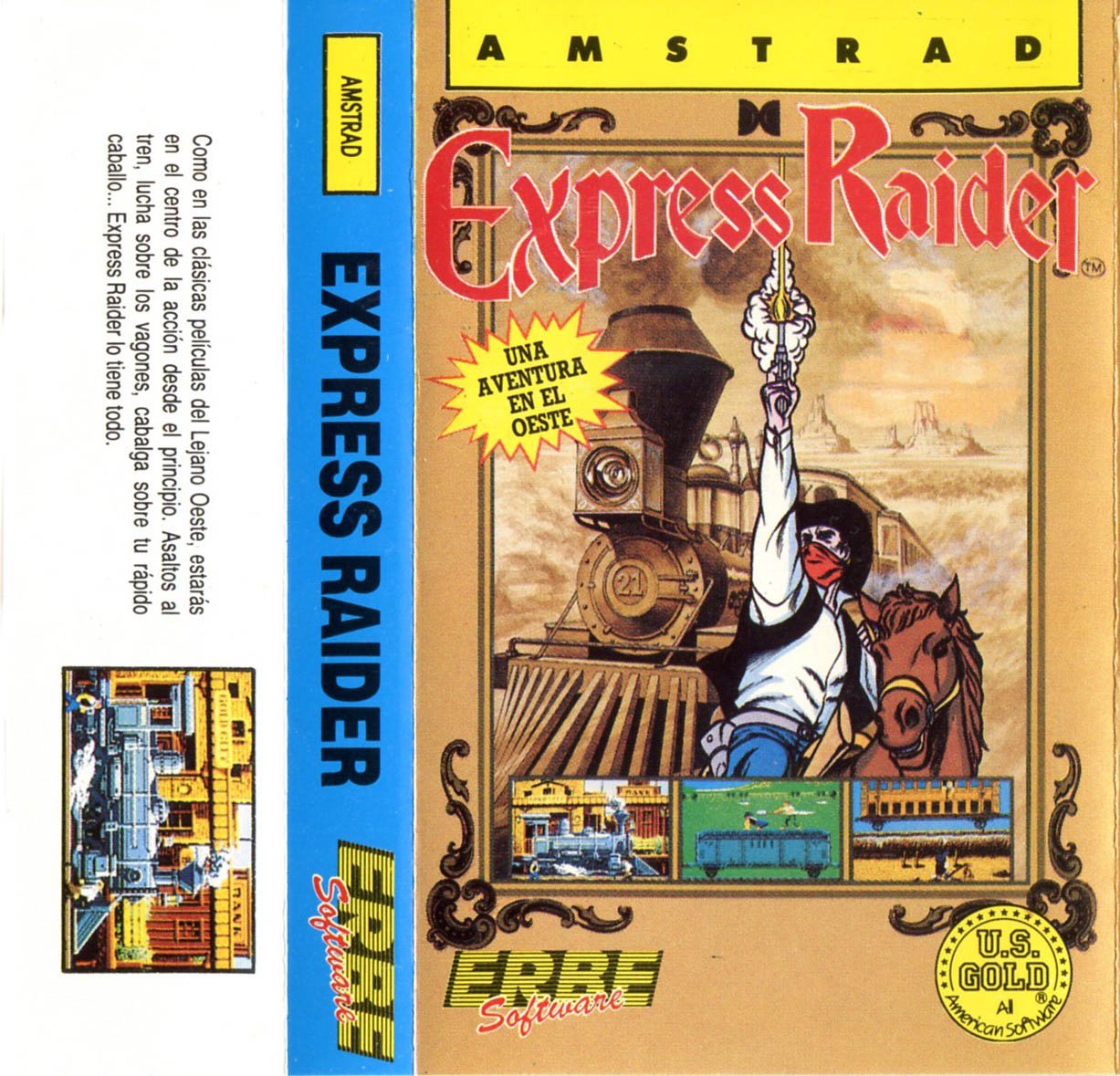 Caratula de Express Raider para Amstrad CPC