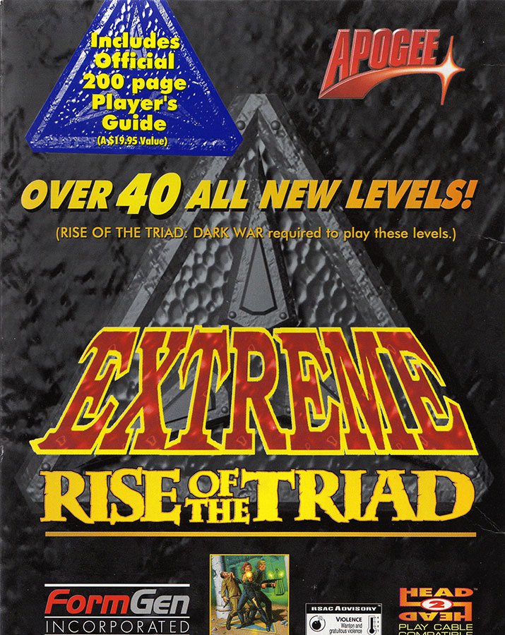 Caratula de Extreme Rise of the Triad para PC
