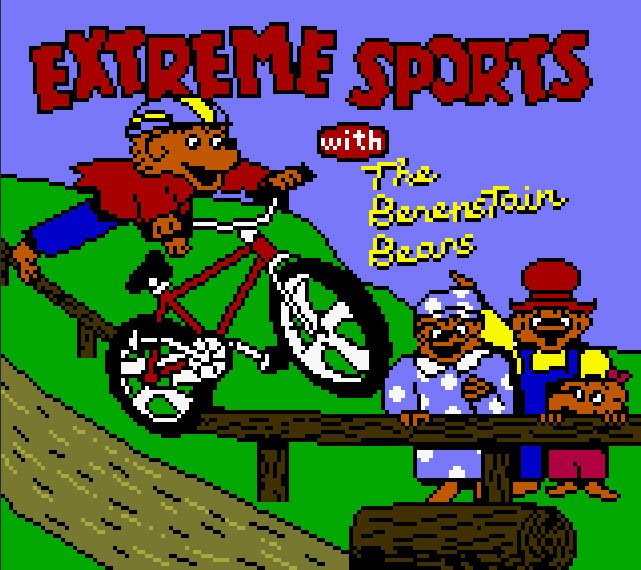 Pantallazo de Extreme Sports with The Berenstain Bears para Game Boy Color