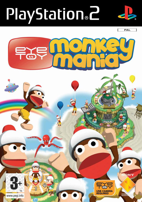 Caratula de EyeToy: Monkey Mania para PlayStation 2