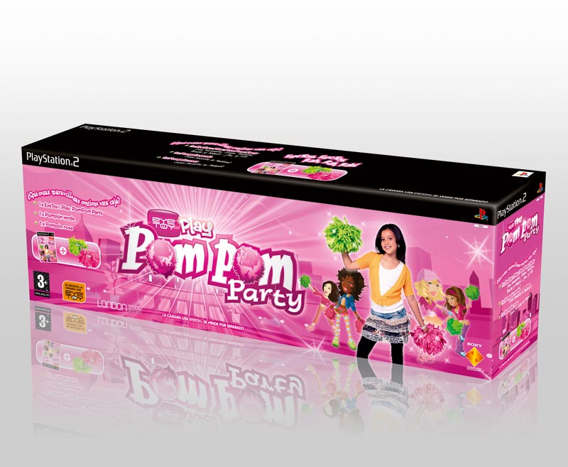 Caratula de EyeToy Play: PomPom Party para PlayStation 2