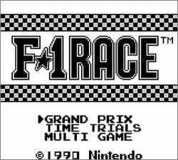 Pantallazo de F-1 Race para Game Boy