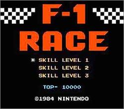 Pantallazo de F-1 Race para Nintendo (NES)