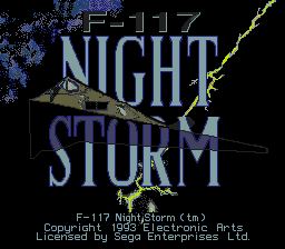 Pantallazo de F-117 Night Storm para Sega Megadrive