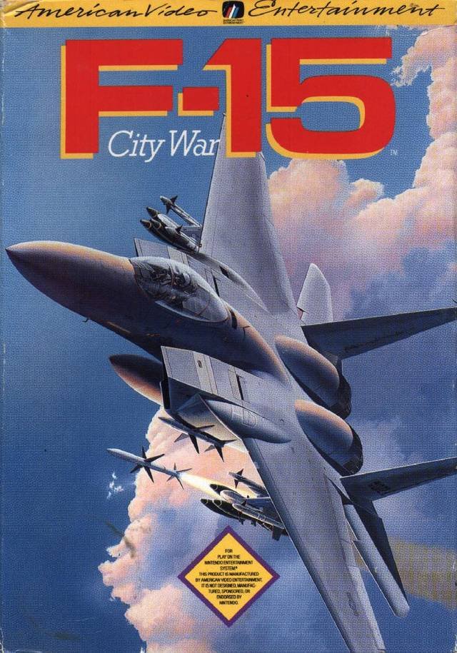 Caratula de F-15 City War para Nintendo (NES)