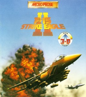 Caratula de F-15 Strike Eagle II para Amiga