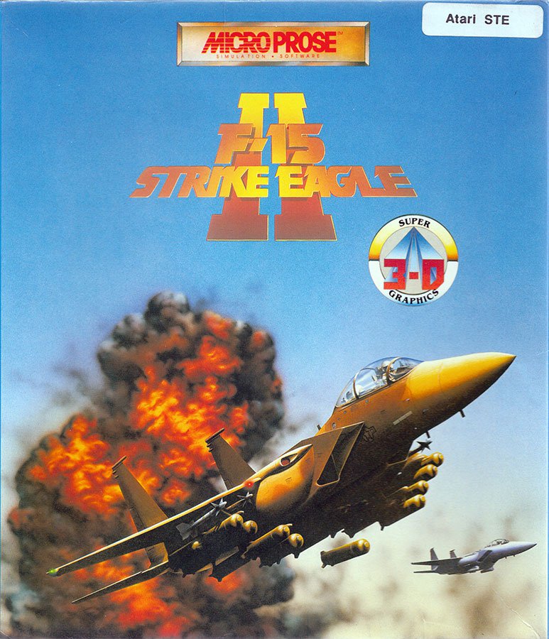Caratula de F-15 Strike Eagle II para Atari ST
