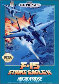 Caratula de F-15 Strike Eagle II para Sega Megadrive