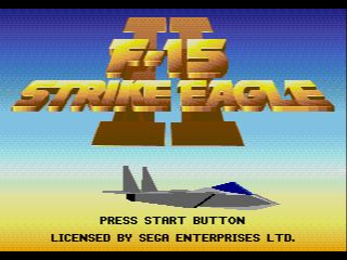 Pantallazo de F-15 Strike Eagle II para Sega Megadrive