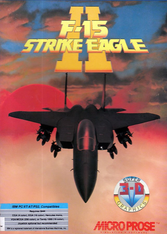 Caratula de F-15 Strike Eagle II para PC