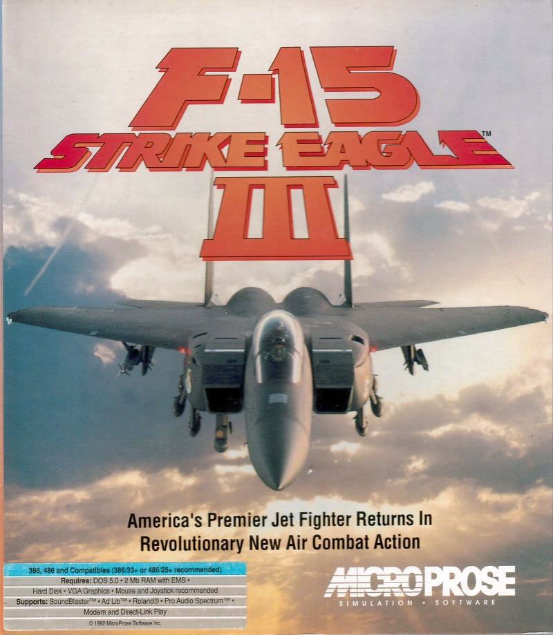 Caratula de F-15 Strike Eagle III para PC