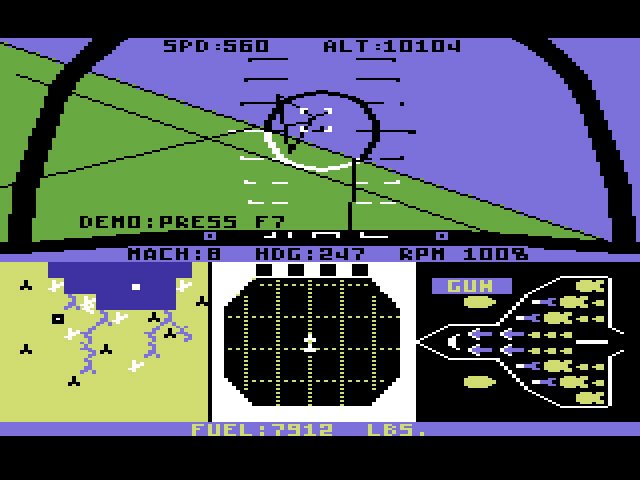 Pantallazo de F-15 Strike Eagle para Commodore 64