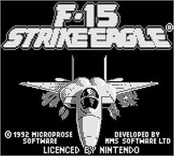 Pantallazo de F-15 Strike Eagle para Game Boy