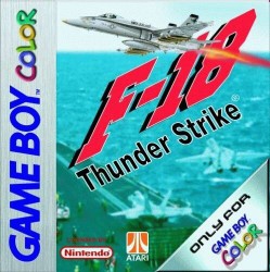 Caratula de F-18 Thunder Strike para Game Boy Color