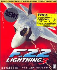Caratula de F-22 Lightning 3 para PC