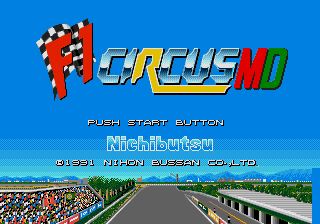 Pantallazo de F1 Circus MD (Japonés) para Sega Megadrive