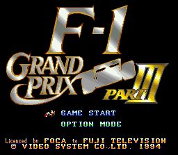 Pantallazo de F1 Grand Prix 3 (Japonés) para Super Nintendo