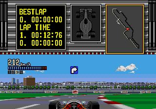 Pantallazo de F1 Hero MD (Japonés) para Sega Megadrive