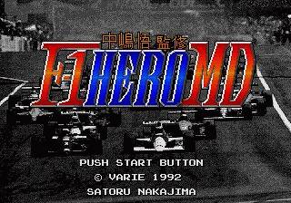 Pantallazo de F1 Hero MD (Japonés) para Sega Megadrive