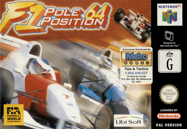 Caratula de F1 Pole Position 64 para Nintendo 64