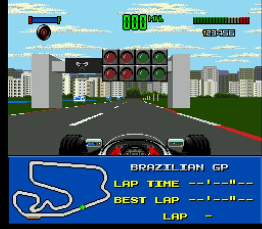 Pantallazo de F1 World Championship Edition para Sega Megadrive