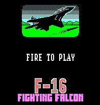 Pantallazo de F16 Fighting Falcon para Amstrad CPC