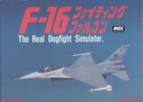 Caratula de F16 Fighting Falcon para MSX