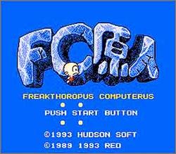Pantallazo de FC Genjin: Frekthoropus Computerus para Nintendo (NES)