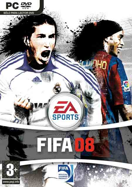 Caratula de FIFA 08 para PC