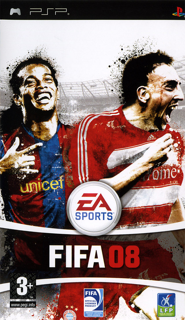 Caratula de FIFA 08 para PSP