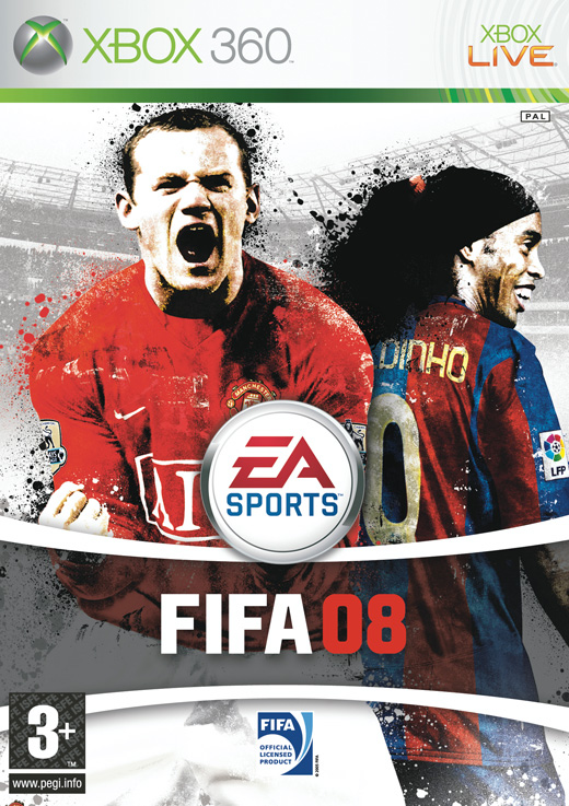 Caratula de FIFA 08 para Xbox 360