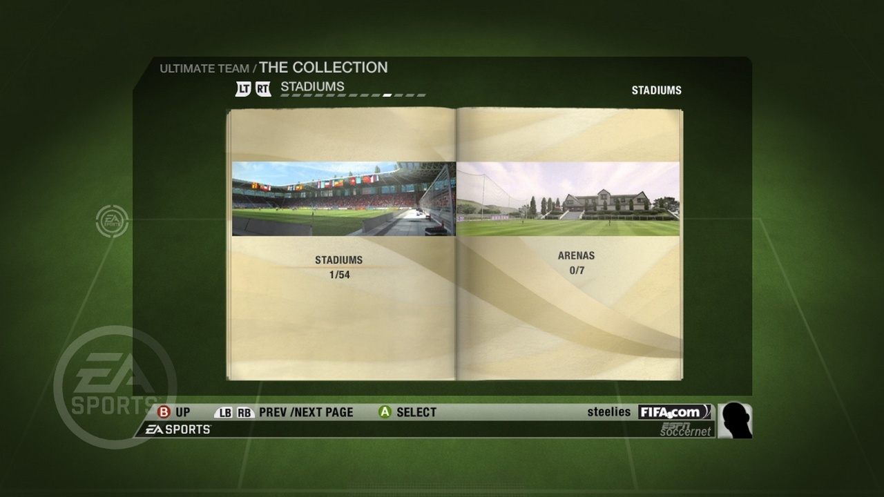 Pantallazo de FIFA 09: Ultimate Team para Xbox 360