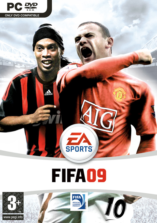 Caratula de FIFA 09 para PC