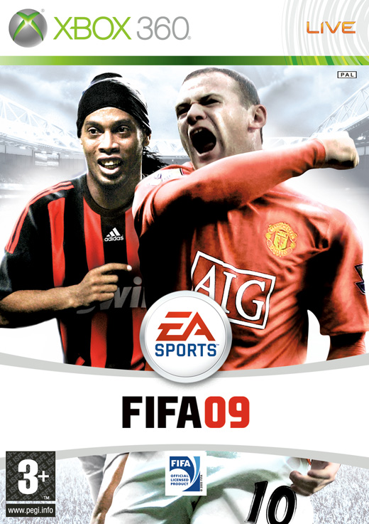 Caratula de FIFA 09 para Xbox 360