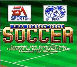 Pantallazo de FIFA International Soccer para Super Nintendo