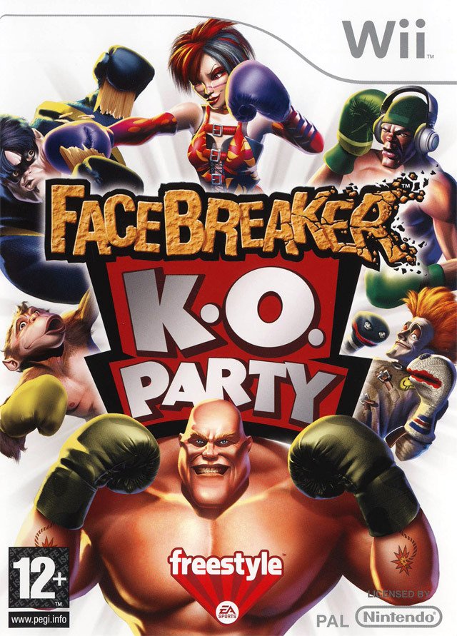 Caratula de FaceBreaker KO Party para Wii