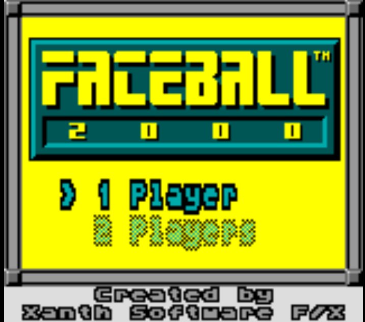 Pantallazo de Faceball 2000 para Gamegear