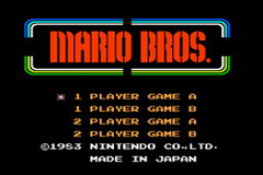 Pantallazo de Famicom Mini Vol 11 - Mario Bros. (Japonés) para Game Boy Advance
