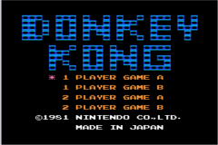 Pantallazo de Famicom Mini Vol 2 - Donkey Kong (Japonés) para Game Boy Advance