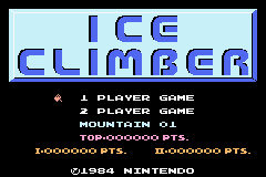 Pantallazo de Famicom Mini Vol 3 - Ice Climbers (Japonés) para Game Boy Advance