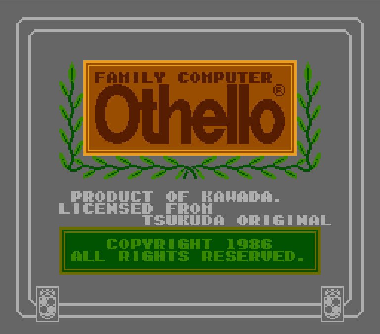 Pantallazo de Family Computer Othello para Nintendo (NES)