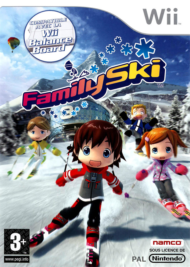 Caratula de Family Ski para Wii