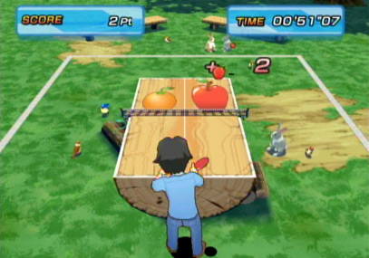Pantallazo de Family Table Tennis (WiiWare) para Wii