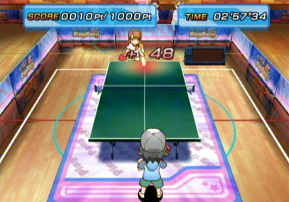 Pantallazo de Family Table Tennis (WiiWare) para Wii