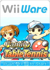 Caratula de Family Table Tennis (WiiWare) para Wii