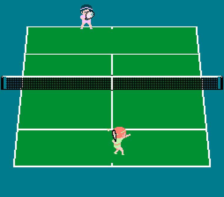 Pantallazo de Family Tennis para Nintendo (NES)