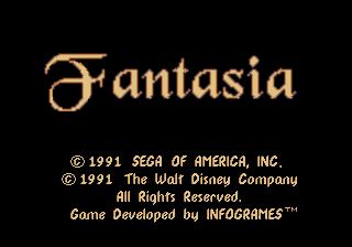 Pantallazo de Fantasia para Sega Megadrive