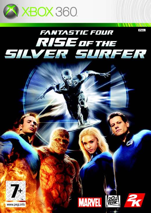 Caratula de Fantastic 4: Rise of the Silver Surfer para Xbox 360