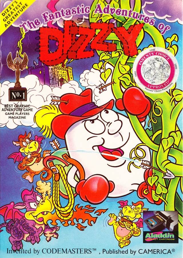 Caratula de Fantastic Adventures of Dizzy [Aladdin Version], The para Nintendo (NES)