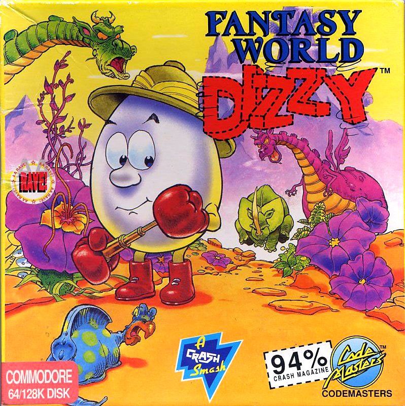 Caratula de Fantasy World Dizzy para Commodore 64